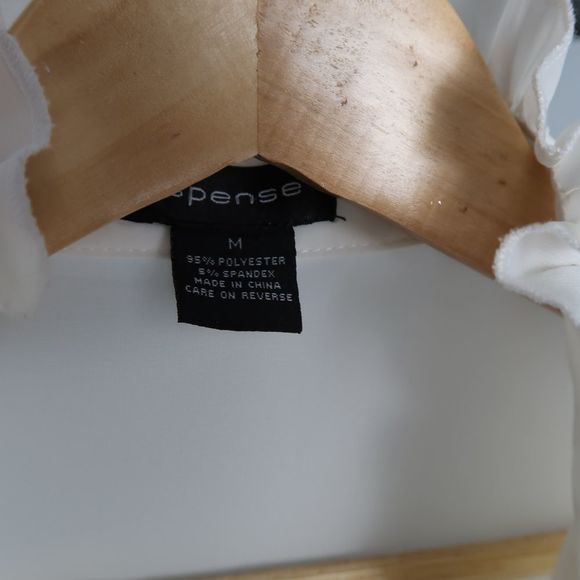 Spense Ruffle Front Sleeveless Button Up - Picture 4 of 6